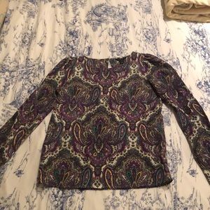 Multi color Jcrew Blouse